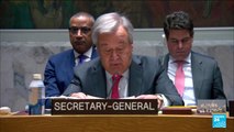 Israeli rejection of two-state solution 'unacceptable', says UN chief