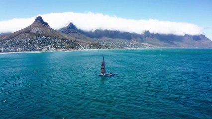 L'Arkea Ultim Challenge Brest : [ONBOARD] TRIMARAN SVR-LAZARTIGUE - ESCALE TECHNIQUE À CAPE TOWN - 23/01/2024