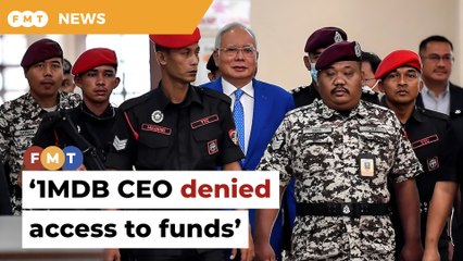 Najib denied 1MDB CEO access to US$3bil in funds, court told