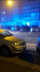 Un herido al explotar una bombona de gas butano en Aranda