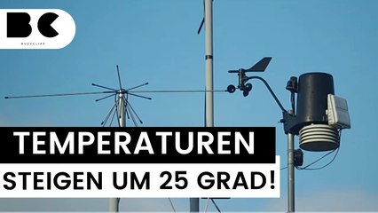 Descargar video: Tief Jitka bringt extrem milde Temperaturen und Wind am Mittwoch!