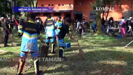 Peduli Medan Zoo Influencer Kota Medan Lakukan Aksi Bersih-bersih dan Berdonasi