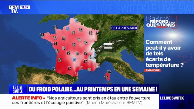 Du froid polaire à la douceur: comment peut-il y avoir de tels écarts de températures en quelques jours?