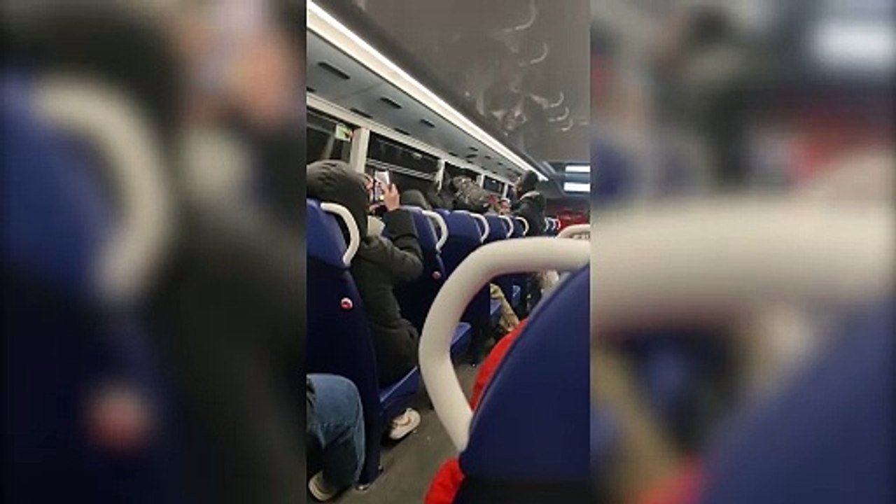 Window missing from London bus