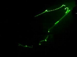 effet de mon laser dan ma chambre