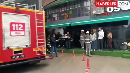 Siirt'te bir kafede çıkan yangın söndürüldü