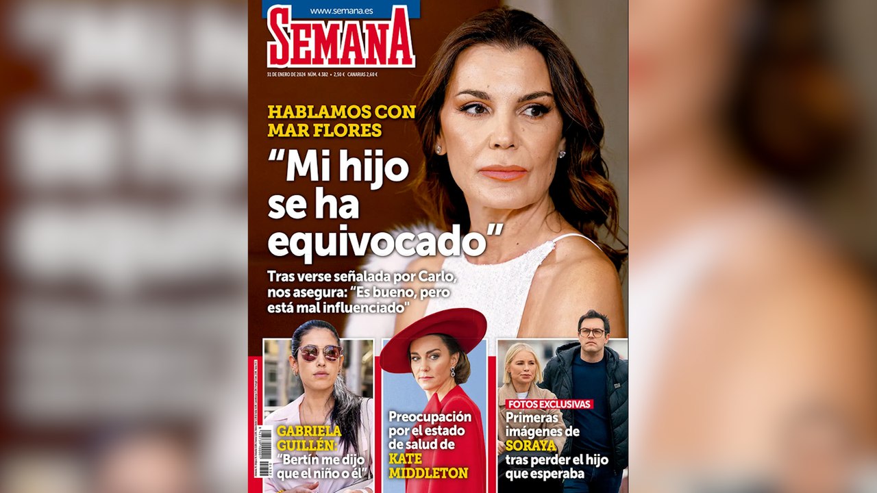Mar Flores se protege tras la demoledora entrevista de su hijo Carlo Costanzia