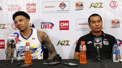 Interview with Best Player Tyler Bey and Coach Chito Victolero [Jan. 24, 2024]