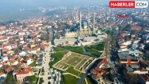 Edirne Selimiye Camisi'nin Pencereleri Yenilendi