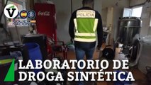 Uno de los mayores laboratorios de droga sintética en España se escondía en una 