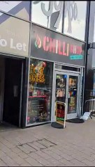 Greggs on Merrion Street in Leeds broken in to (Video by Chiilli-Shop/FoodinatiUK)