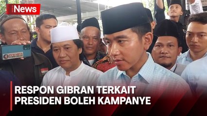 Presiden Boleh Memihak dan Kampanye di Pilpres, Begini Respon Gibran