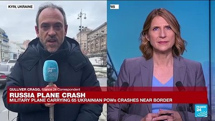 Russia says no survivors in Ukrainian prisoners plane crash