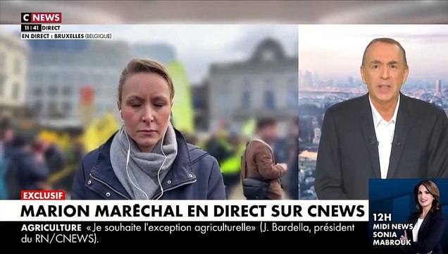 EXCLU - Agriculteurs en colère - Marion Maréchal rend responsable de la situation le gouvernement français dans Morandini Live : Il faut qu’il arrête de surtransposer les règles européennes ! - Regardez