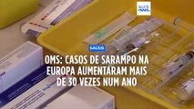Surto de sarampo na Europa: casos aumentaram 30 vezes no período de um ano