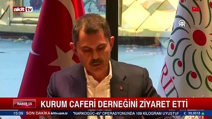 Kurum Caferi Derneği'ni ziyaret etti