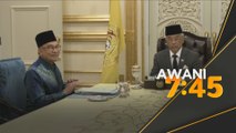 Agong zahir penghargaan dan titipkan pesanan kepada jemaah menteri