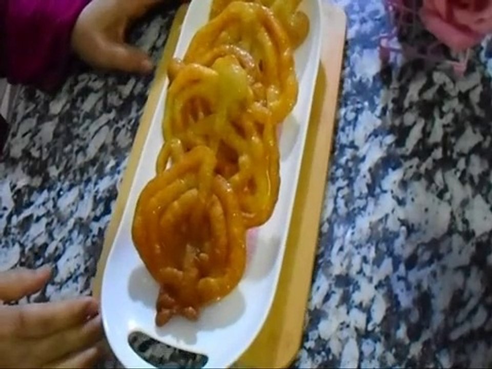 زلابية رمضان زلابية بوفاريك بسميد فقط الوصفة الاصلية