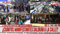 La voz de la calle en Crónica HD: ¿qué dice la gente acerca del paro de la CGT?