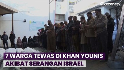 7 Warga Palestina Terbunuh di Khan Younis oleh Militer Israel