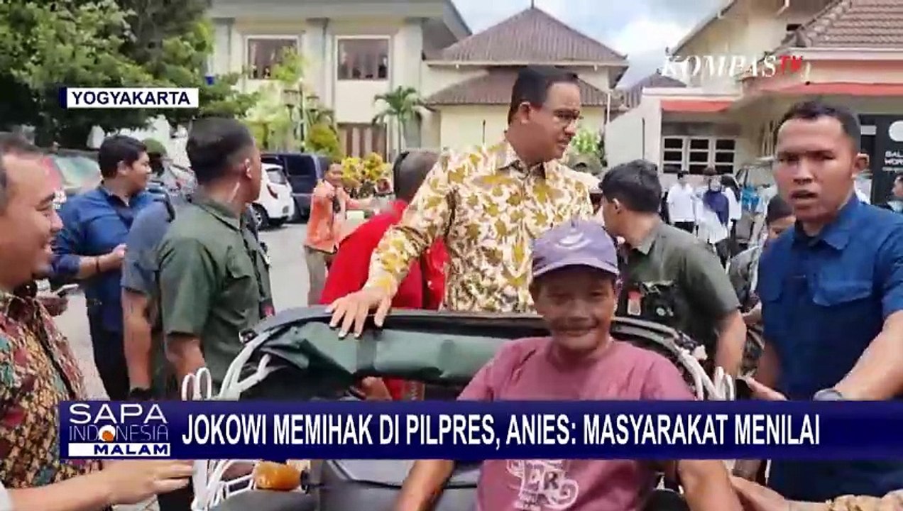 Jokowi Memihak di Pilpres 2024, Anies: Masyarakat Menilai