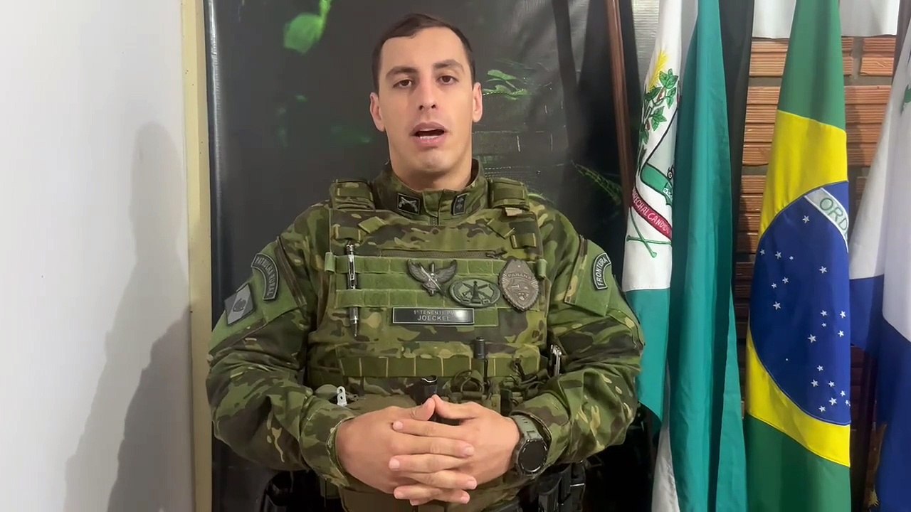 1ºTenente Erioberto Alves Joeckel, do BPFron,  fala sobre o resgate dos trabalhadores em situação análoga à escravidão, em Icaraíma