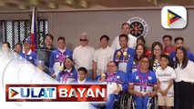 Pinoy athletes na nakakuha ng medalya sa 4th Asian Para games, binigyan ng cash incentives mula sa Office of the President