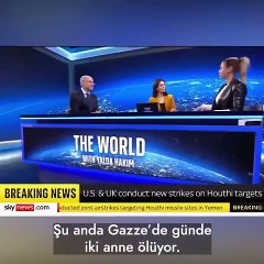 İngiliz gazeteci Myriam Francois’tan Batı medyasına sert tepki:  "Soykırıma uğrayan Gazzeli çocuklar anestezisiz ameliyat oluyor siz ticaretten bahsediyorsunuz."