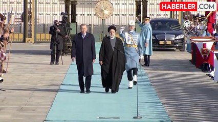 İran Cumhurbaşkanı Reisi Ankara'da! Askerleri Türkçe selamladı