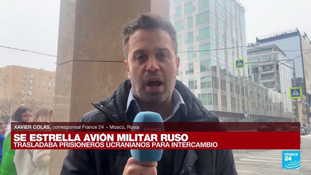 Informe desde Moscú: avión que transportaba prisioneros de guerra ucranianos se estrella en Belgorod