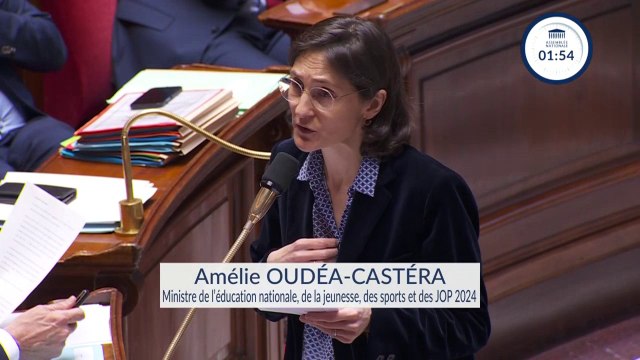Harcèlement scolaire: Amélie Oudéa-Castéra affirme qu'aucune situation ne doit rester sans réponse