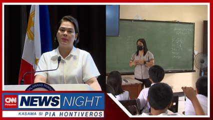 Duterte inilatag ang mga hakbang na pagtutuunan ng DepEd