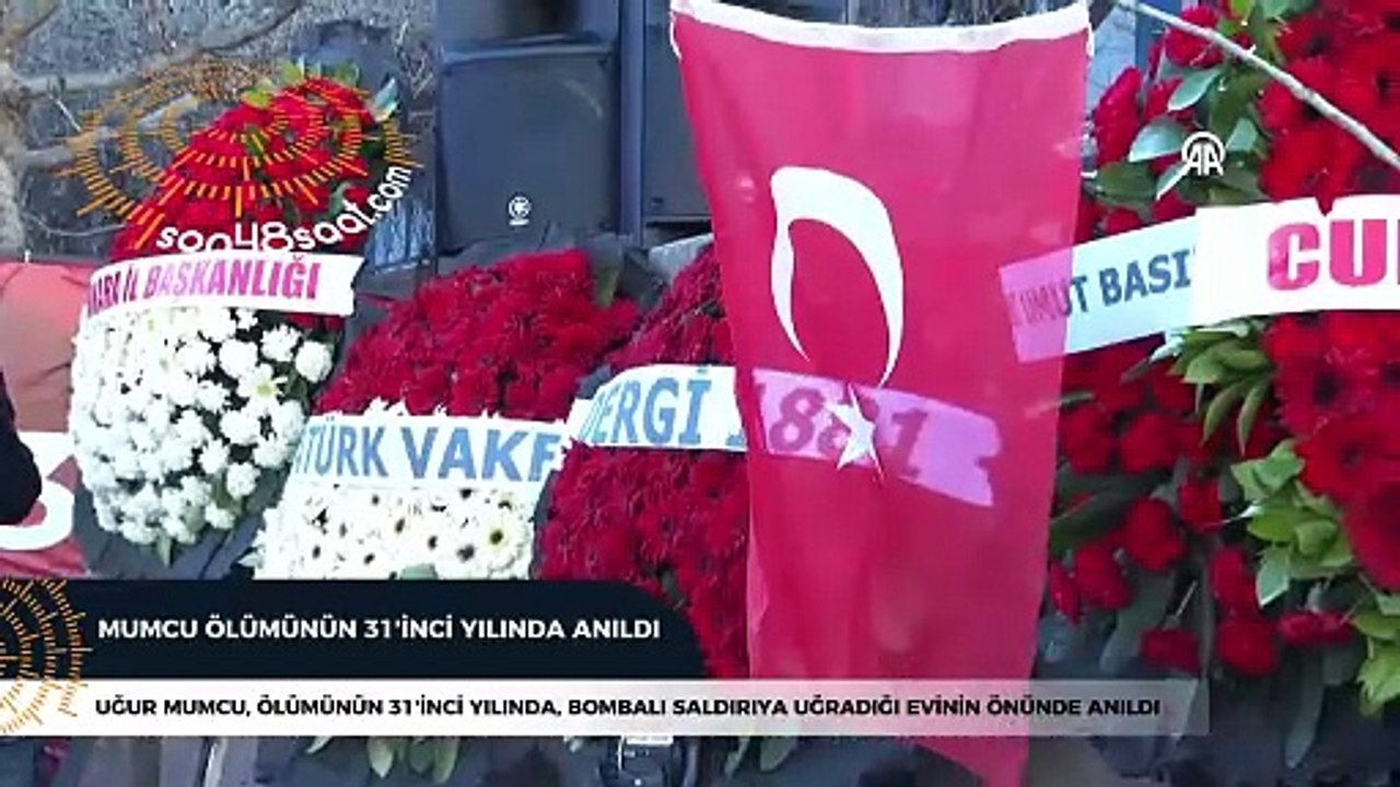 Uğur Mumcu ölümünün 31'inci yılında anıldı
