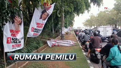 Tak Kuat Dipasangi Baliho Caleg, Pagar Hutan Mangrove di PIK Roboh