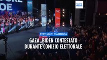 Gaza, Biden contestato durante comizio elettorale su aborto negli Stati Uniti