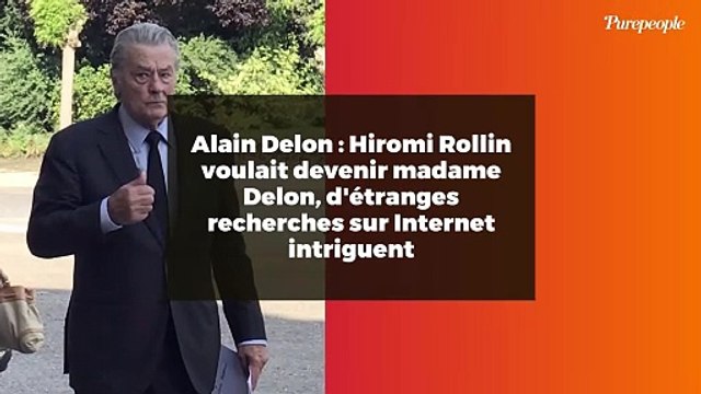 Alain Delon : Hiromi Rollin voulait devenir madame Delon, d'étranges recherches sur Internet intriguent