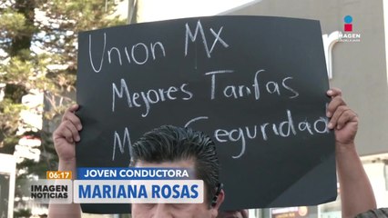 Choferes de plataformas se manifiestan por su seguridad