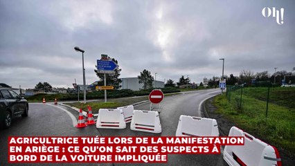 Agricultrice tuée lors de la manifestation en Ariège : ce qu'on sait des suspects à bord de la voiture impliquée