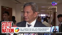 Rep. Salceda: Lampas na sa 12% requirement ang mga pirma para sa People's Initiative | SONA
