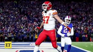 Travis Kelce Does Taylor Swift_s Signature Heart Hands(360P)