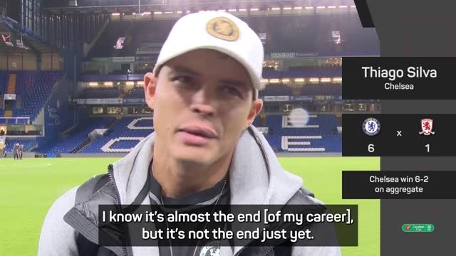 Thiago Silva admits 'end is near', could retire at the end of the season
