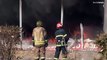 شاهد: رجال الإطفاء يحاولون إخماد حريق في مركز تسوق في سراييفو