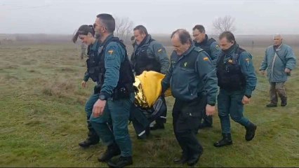 Rescate de la Guardia Civil al hombre con alzhéimer que desapareció en Villalcampo