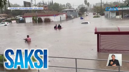 San Diego, nasa state of emergency dahil sa baha na dulot ng winter storm | Saksi