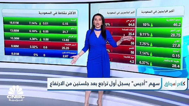 تاسي يغلق عند أعلى مستوى في نحو 3 أسابيع