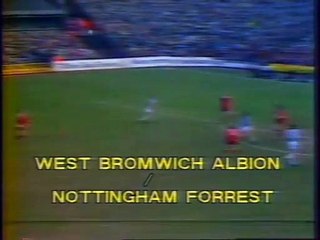 WEST BROMWICH ALBION  -  NOTTINGHAM  FOREST  - 1978 -