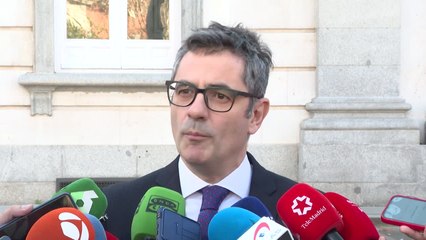 Bolaños sobre la amnistía: "¿De verdad alguien cree que es comparable el ‘procés’ con el terrorismo que sufrió España?”