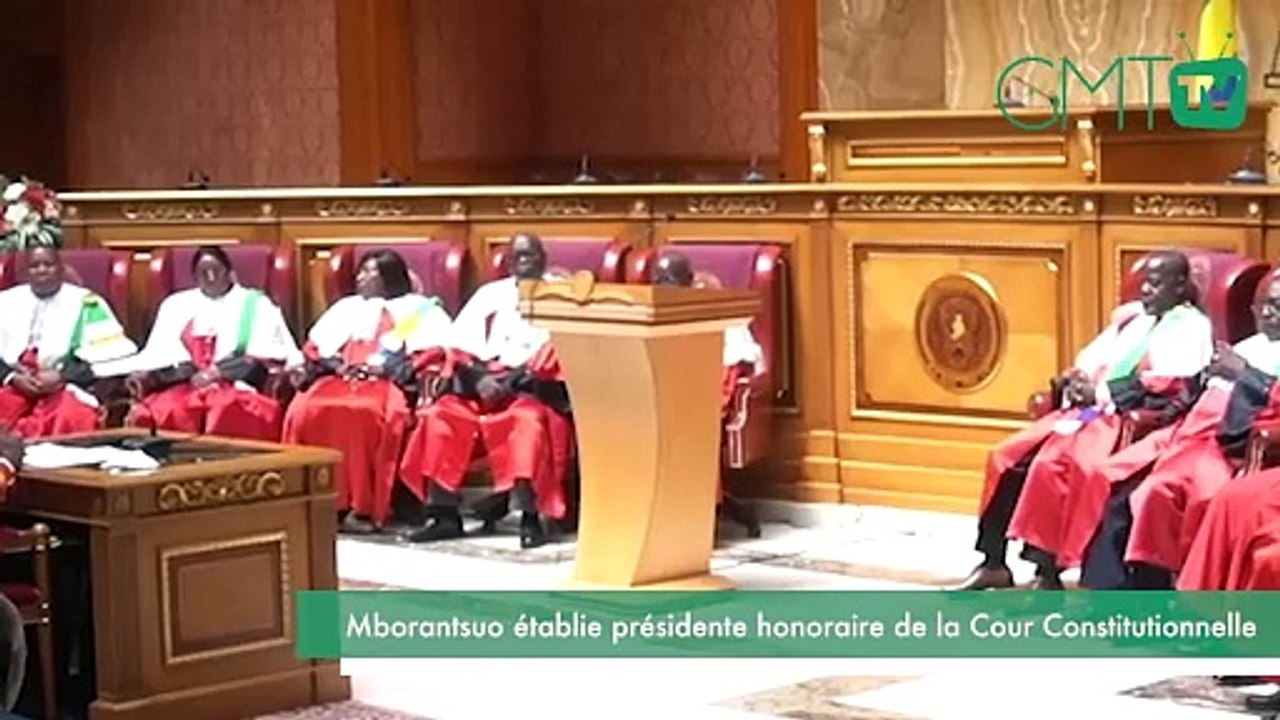 [#Reportage] Gabon : Mborantsuo établie présidente honoraire de la Cour Constitutionnelle