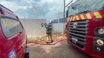 Criança sofre queimaduras em incêndio que atingiu três residências em Foz