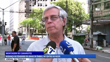 Mudança no itinerário de linhas de ônibus, no Centro do Recife